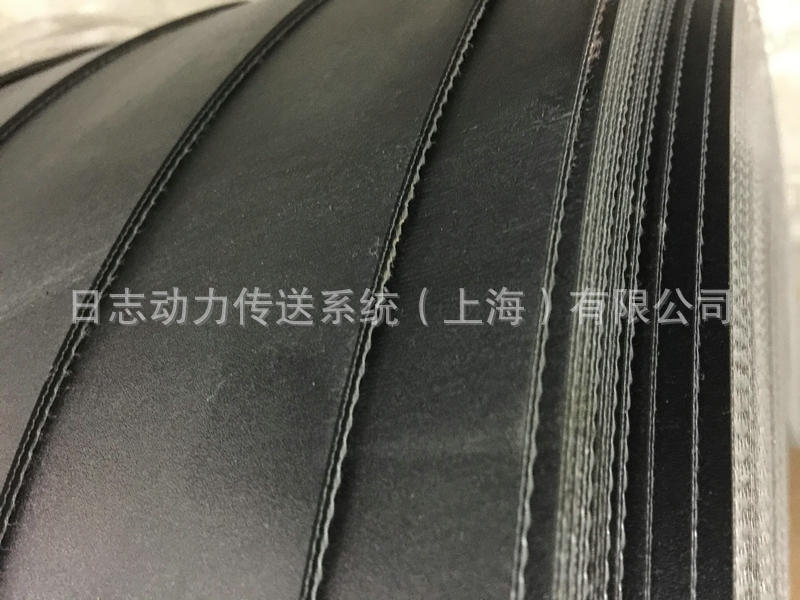 物流輸送帶 PVC輸送帶 黑色776610 Flexam E